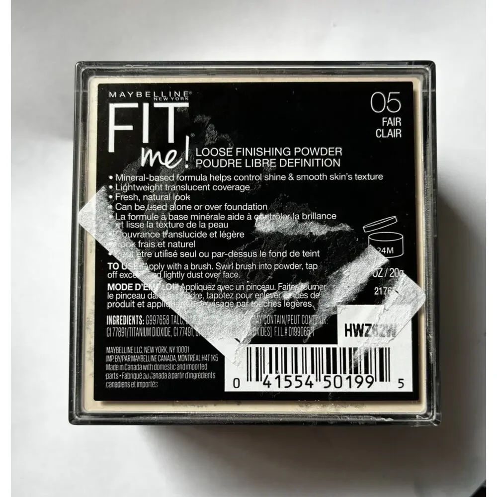 Maybelline NY- Fit Me! Loose Finishing Powder 0.7 Oz - Shade: Fair 05
